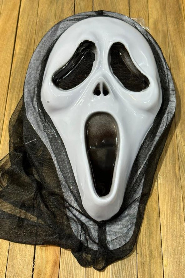 Beysüs Halloween Cadılar Bayramı Maske Çığlık Beyaz ürün görseli 1