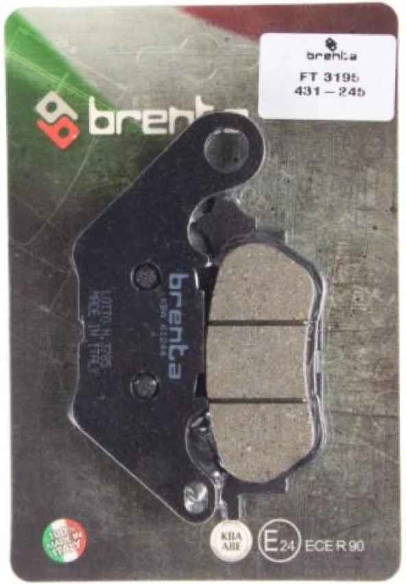 YAMAHA YZF R25 ARKA FREN BALATA BRENTA ürün görseli 1