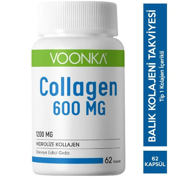 Voonka Collagen İçeren Takviye Edici Gıda 62 Kapsül ürün görseli 1