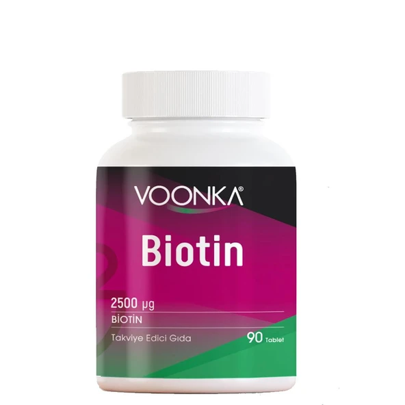 Voonka Biotin 90 Tablet ürün görseli 1