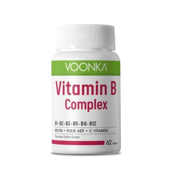 Voonka Vitamin B Complex 60 Tablet ürün görseli 1