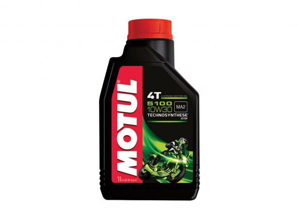 Motul 5100 Technosynthese 10W30 4T Sentetik Motosiklet Yağı 1L ürün görseli 1