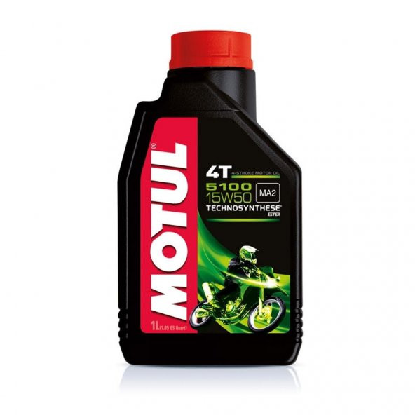 Motul 5100 Technosynthese 15W50 4T Sentetik Motosiklet Yağı 1L ürün görseli 1