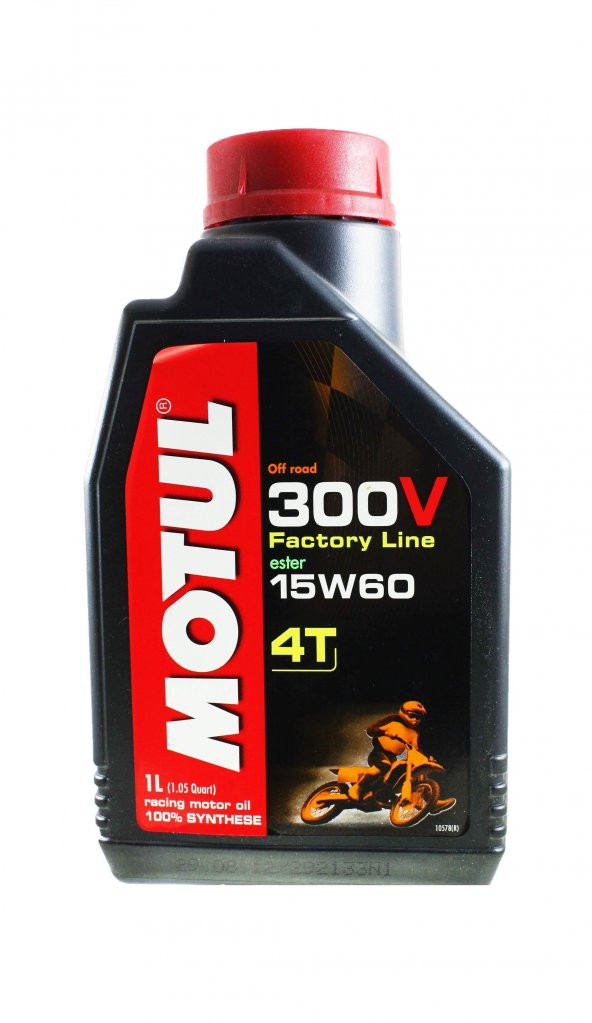 Motul 300V FL Off-Road 15W60 4T Ester Core Motosiklet Yağı 1L ürün görseli 1
