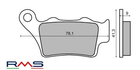 KTM RC 200 ARKA FREN BALATA RMS - Resim 2