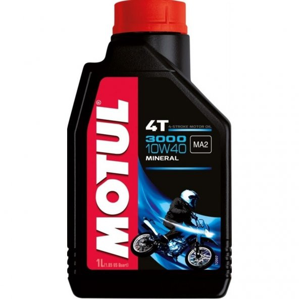 Motul 3000 10W40 4T Mineral Motosiklet Yağı 1L ürün görseli 1