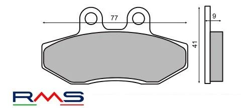 YAMAHA CYGNUS X ÖN FREN BALATA RMS ürün görseli 1