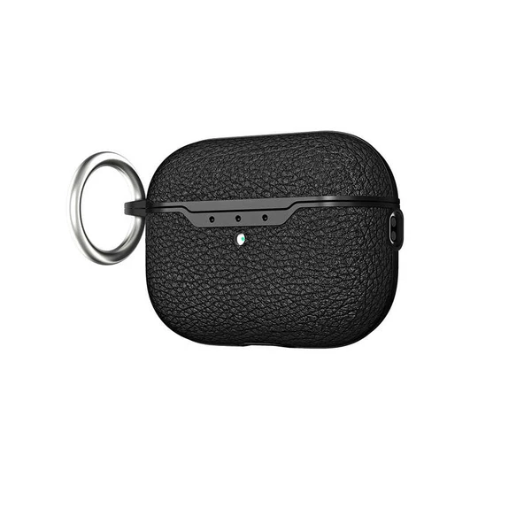 Smcase Apple Airpods Pro 2 Kılıf Deri Görünümlü Si