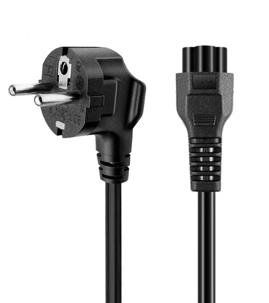 Casper Notebook Adaptör Güç Kablosu 1.2 Mt Yonca Power Kablo Laptop Bilgisayar Kablosu ürün görseli 1