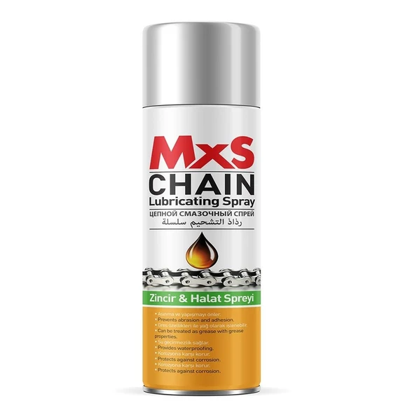 MXS Zincir Yağlayıcı ve Koruyucu Sprey 400 ml. ürün görseli 1