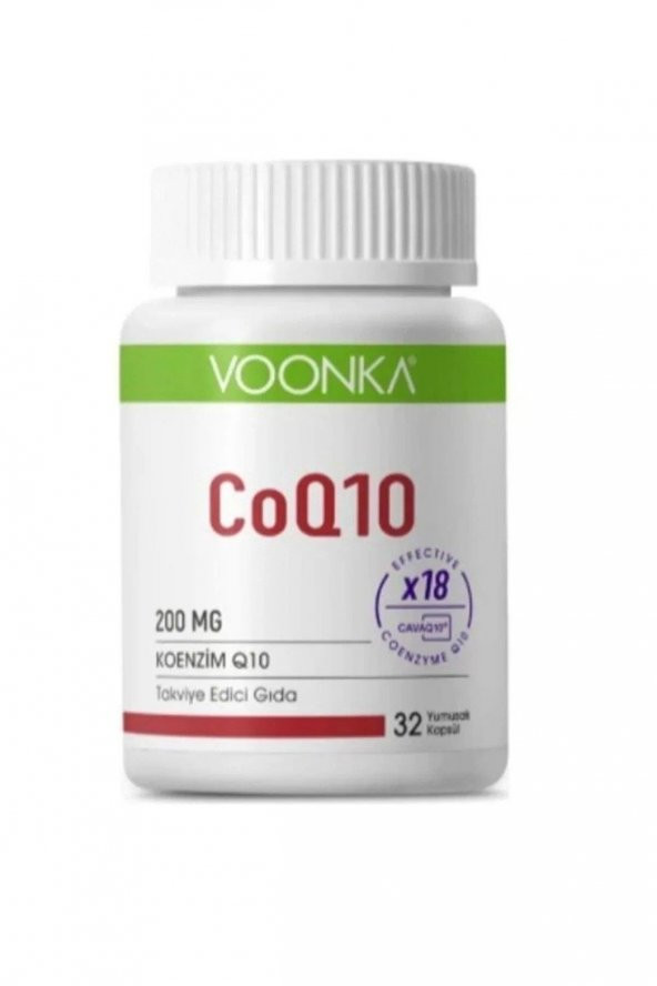 Voonka CoQ10 200 mg 30 Yumuşak Kapsül ürün görseli 1