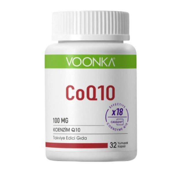 Voonka CoQ10 100 mg 32 Kapsül ürün görseli 1