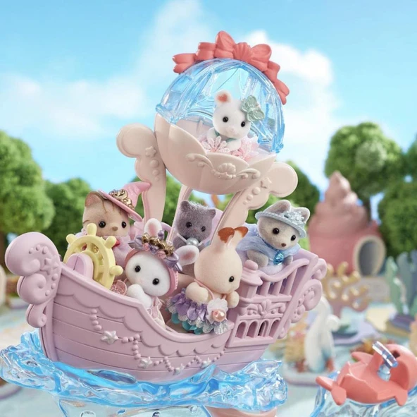 Sylvanian Families Bebek Denizkızı Şatosu 5701,Çocuklar İçin Denizkızı Şatosu Sualtı Lunaparkı ürün görseli 1