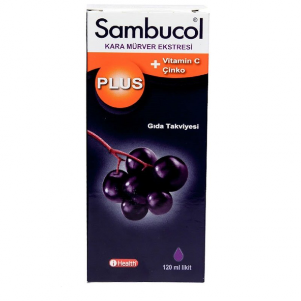 Sambucol Plus PLUS Şurup Kara Mürver Özütü + Çinko & Vitamin C (120 ml) ürün görseli 1