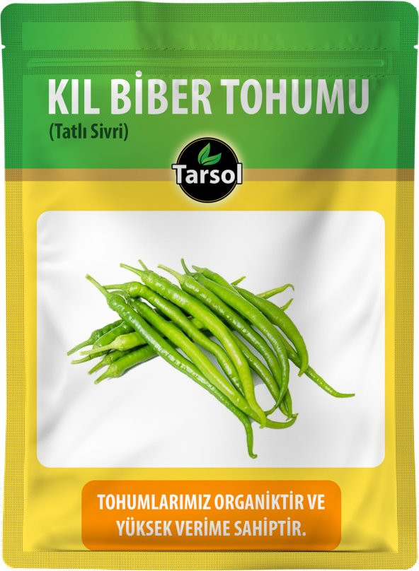 KIL BİBER TOHUMU 30 ADET TATLI SİVRİ ürün görseli 1
