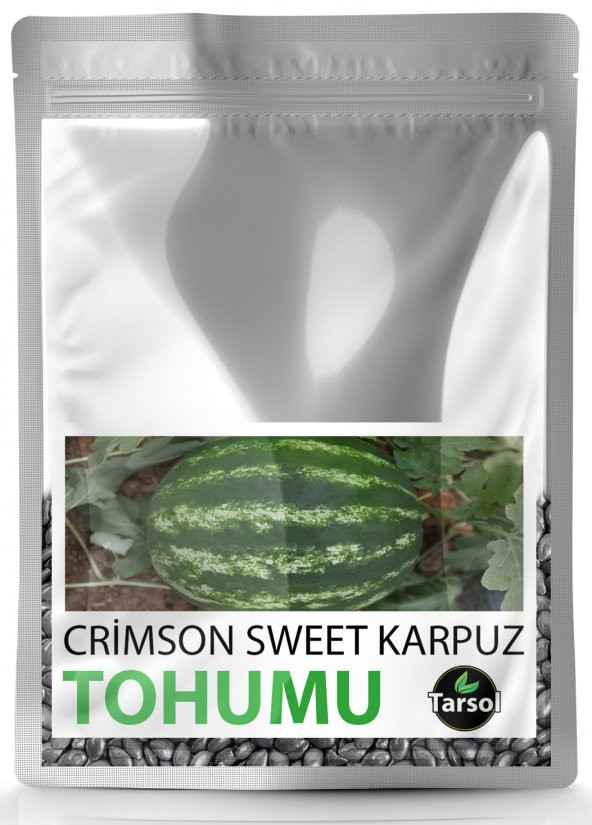 CRİMSON SWEET KARPUZ TOHUMU YÜKSEK VERİM 30 ADET ürün görseli 1