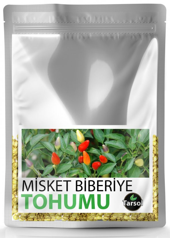 MİSKET BİBERİYE TOHUMU YÜKSEK VERİM 30 ADET ürün görseli 1