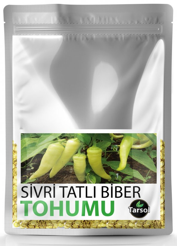 SİVRİ TATLI BİBER TOHUMU YÜKSEK VERİM 30 ADET ürün görseli 1