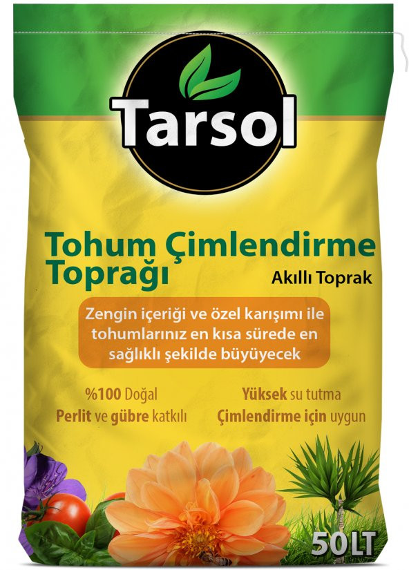 TARSOL TORF TOHUM ÇİMLENDİRME TOPRAĞI 50 LT ürün görseli 1