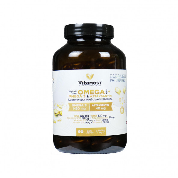 OMEGA PLUS 90 SOFTJEL 2000 MG trigliserid form ürün görseli 1