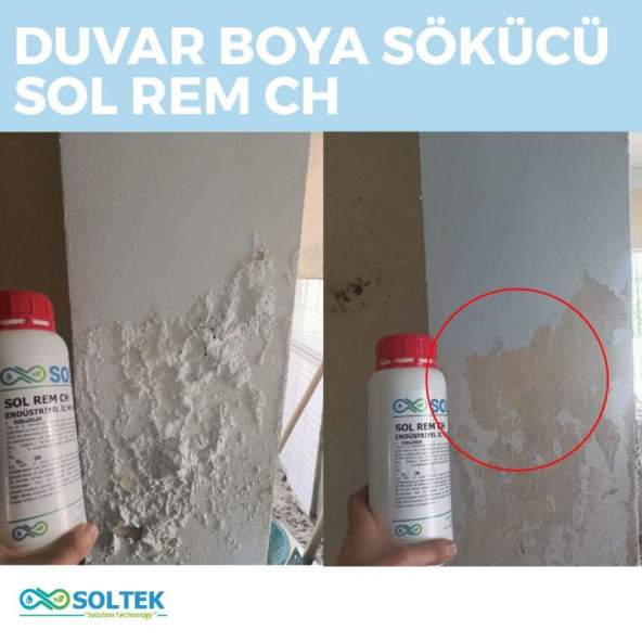 İç Ve Dış Cephe Duvar Boya Sökücü  /  Sol Rem Ch - Resim 2