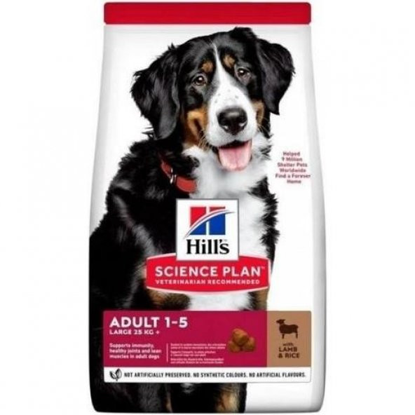 Hills Lamb Rice Kuzu Etli Büyük Irk Yetiskin Köpek Maması 14 Kg ürün görseli 1