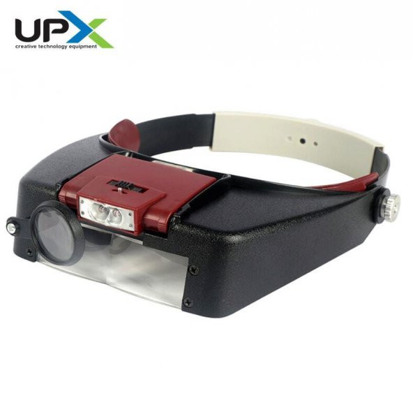 Upx 81007a Ayarlanabilir Kafa Büyüteç 1,5 - 3 - 8,5 -10 Diopter ürün görseli 1