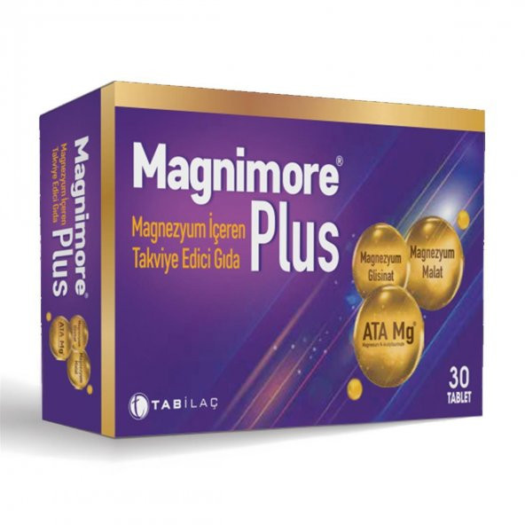 Magnimore Plus 30 Tablet ürün görseli 1