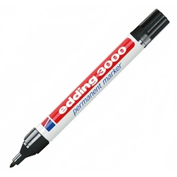 EDDING PERMANENT MARKER SIYAH (E3000) ürün görseli 1