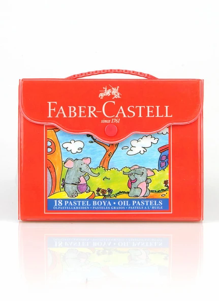 FABER REDLINE CANTALI PASTEL BOYA 18 RENK (1125119 ürün görseli 1