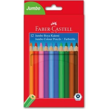 FABER KURUBOYA JUMBO TAM BOY 12 RENK (51719510) ürün görseli 1