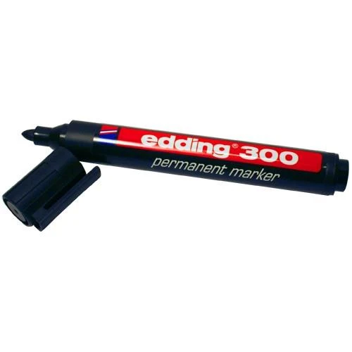 EDDING PERMANENT MARKER YUVARLAK UC. SIYAH (300) ürün görseli 1