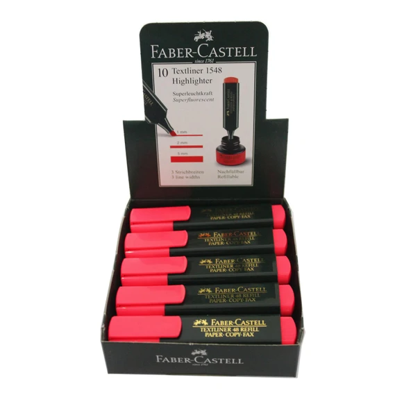 FABER FOSFORLU KALEM KIRMIZI 10 LU (5030154821) ürün görseli 1