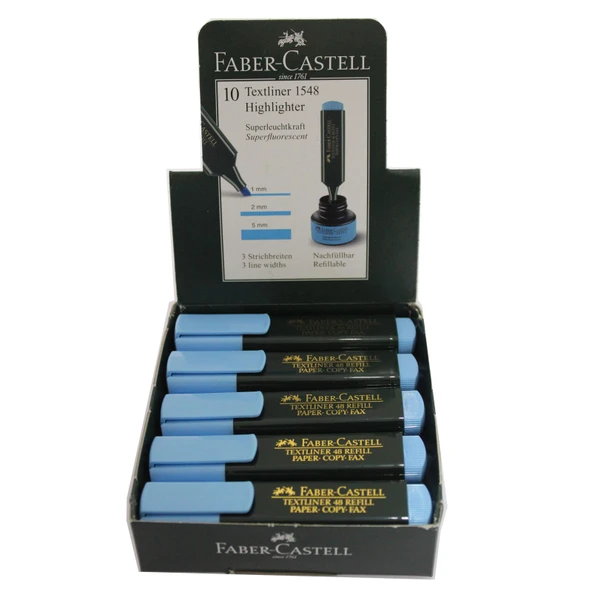 FABER FOSFORLU KALEM MAVI 10 LU (5030154851) ürün görseli 1