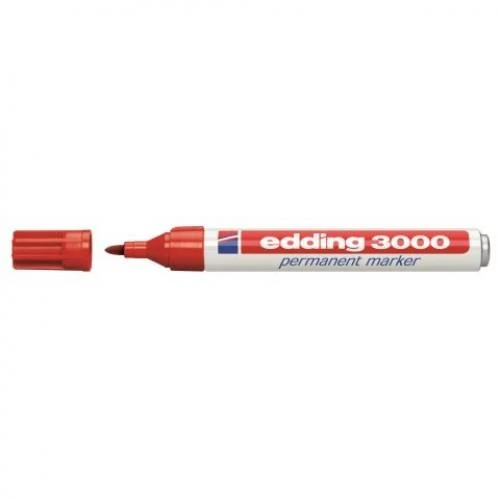 EDDING PERMANENT MARKER KIRMIZI (E3000) ürün görseli 1