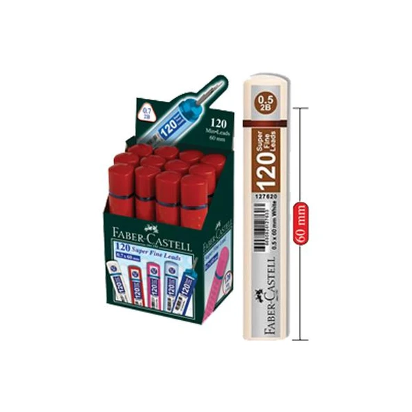 FABER CASTELL GRIP 05 MIN 2B 60MM 12LI KUTU - Resim 3