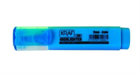 KRAF FOSFORLU KALEM MAVI (330) - Resim 2