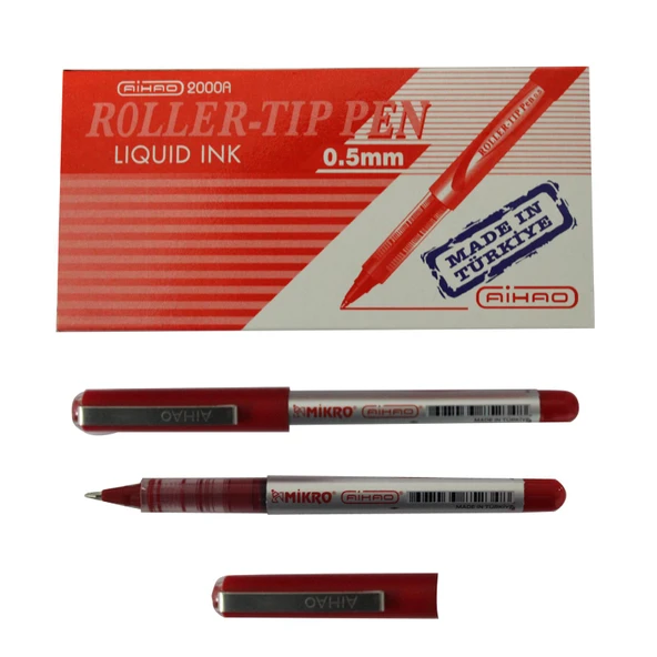 AIHAO 2000A PILOT 05  KALEM KIRMIZI 12 LI - Resim 2