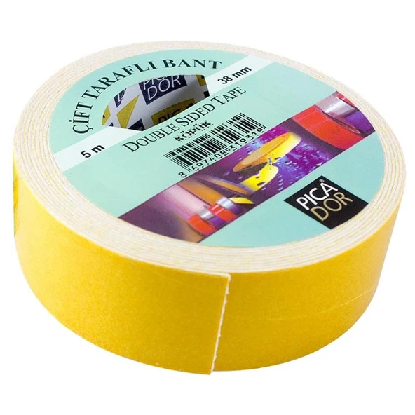 PICADOR KOPUKLU CIFT TARAFLI BANT 38mmX5m (4300) ürün görseli 1