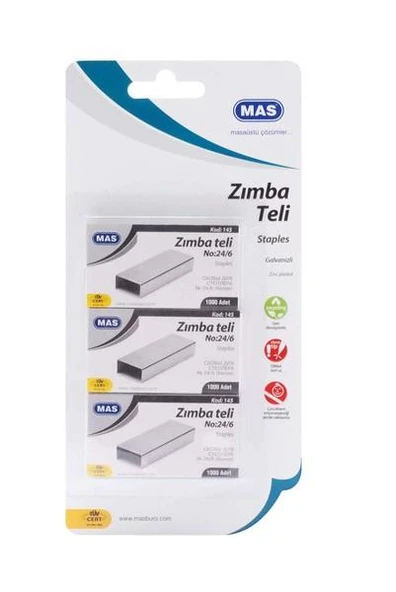 MAS ZIMBA TELI NO:24/6  3 LU BLS.(146) ürün görseli 1