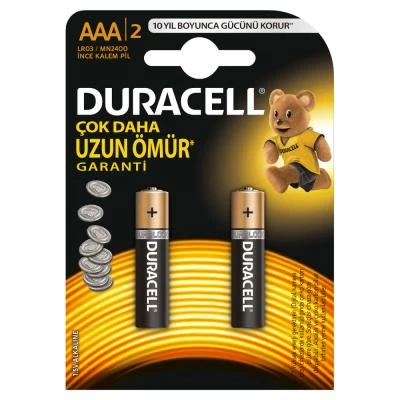 DURACELL INCE KALEM PIL  (AAA) 2 LI (75062646) ürün görseli 1