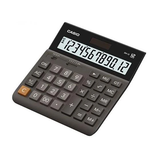 CASIO HESAP MAKINESI MASA USTU DH-12 (12 HANE) ürün görseli 1