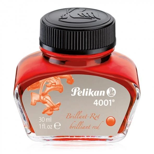 PELIKAN DOLMA KALEM MUREKKEBI KIRMIZI 30ML (4001) ürün görseli 1