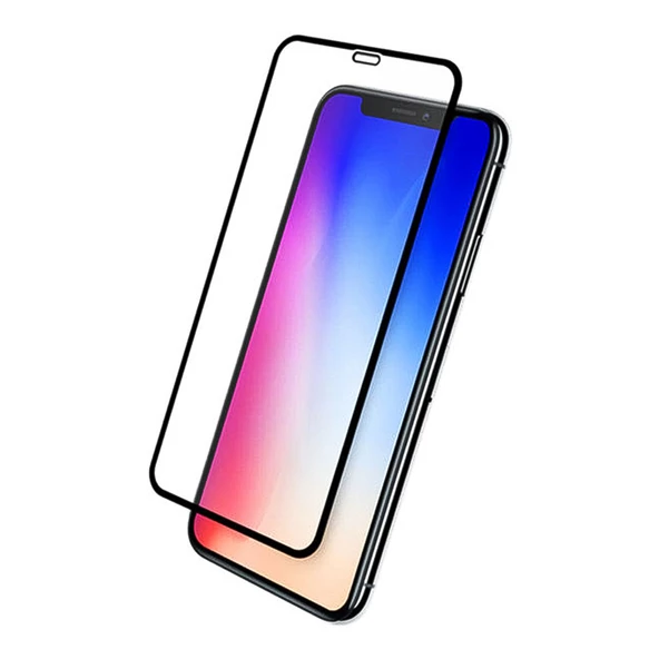 Bufalo iPhone XS Max Ekran Koruyucu 9D Temperli Cam - Siyah ürün görseli 1