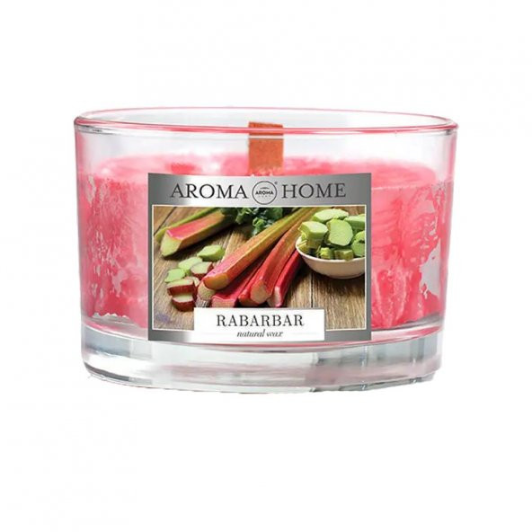 Aroma Unique Fragrances Kokulu Mum Rhubarb  115gr. ürün görseli 1