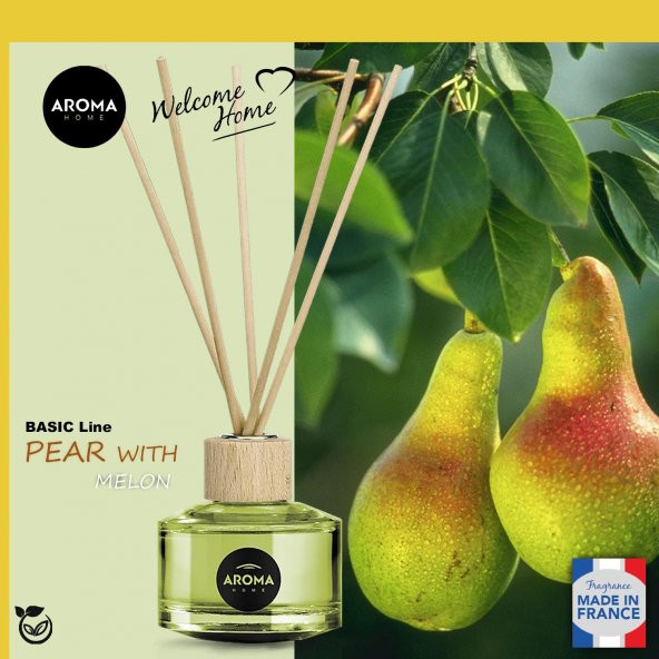 Aroma Home Basic Line Likit Koku Pear With Melon 50ml. - Resim 3