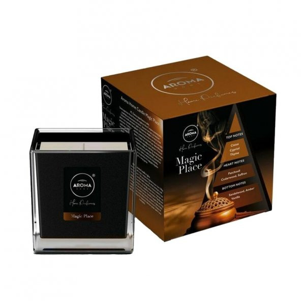 Aroma Home Black Series Kokulu Mum Magic Place  155gr. ürün görseli 1