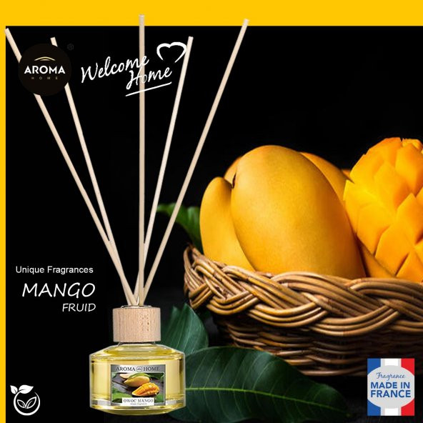 Aroma Home Unique Likit Koku Mango 50ml. - Resim 3