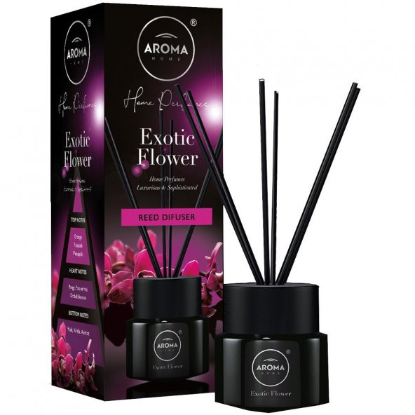 Aroma Home Black Series Likit Koku Exotic Flower  100ml. ürün görseli 1
