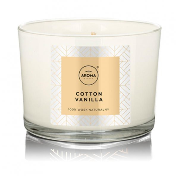 Aroma Home Elegance Kokulu Mum Cotton Vanilla  115gr. ürün görseli 1